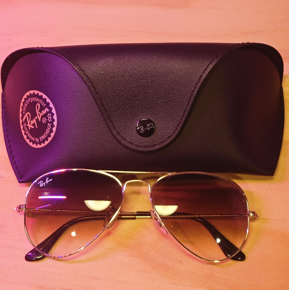 Ray Bans-Bronze Shiny Gradient